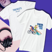 Zwemfiets run | Triatleet sinds 20XX T-shirt