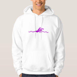 Zwemfiguur - Paars Hoodie