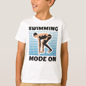Zwemfunctie ingeschakeld - Pool Lover T-shirt (Voorkant)
