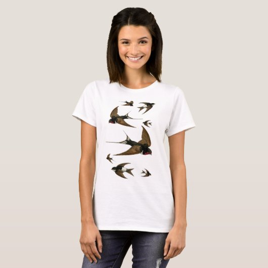Zwemgen  dieren t-shirt (Voorkant volledig)