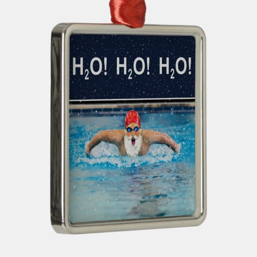 Zwemgeschenken voor feestdagen, keramische versier metalen ornament (Rechts)