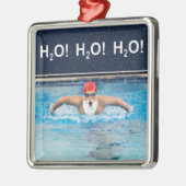 Zwemgeschenken voor feestdagen, keramische versier metalen ornament (Links)