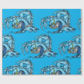 Zwemgolf Cadeaupapier (Vlak)