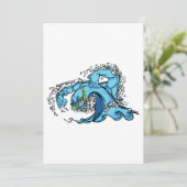 Zwemgolf Kaart (Staand voorkant)