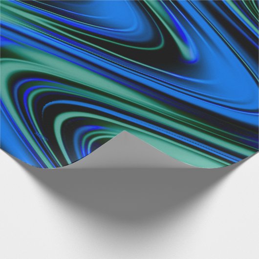 Zwemgolven..... Cadeaupapier (Hoek)