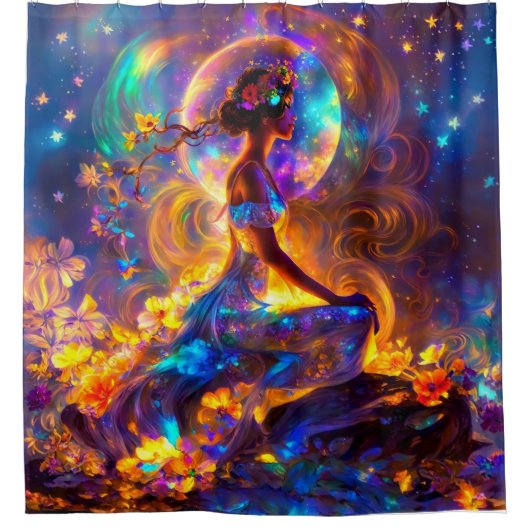 Zwemgordijn van de binnenstad douchegordijn (Voorkant)