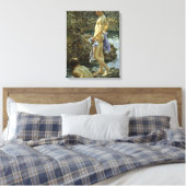 Zwemgroep van 1914 canvas afdruk (Insitu (Slaapkamer))