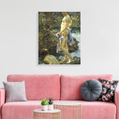 Zwemgroep van 1914 canvas afdruk (Insitu (Woonkamer))