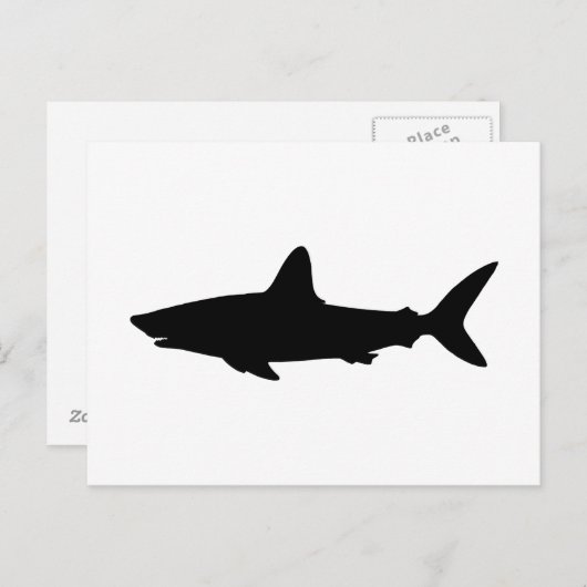 Zwemhaai Briefkaart (Voorkant / Achterkant)