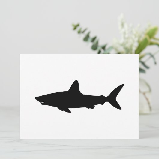 Zwemhaai Kaart (Staand voorkant)