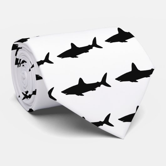 Zwemhaai Stropdas (Opgerold)