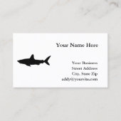 Zwemhaai Visitekaartje (Voorkant)