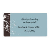 Zwemig elegantie - Weddenschap bedankt voor labels (Voorkant)