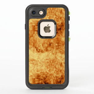 Zwemig vloeibaar goudpatroon met kleine dagen