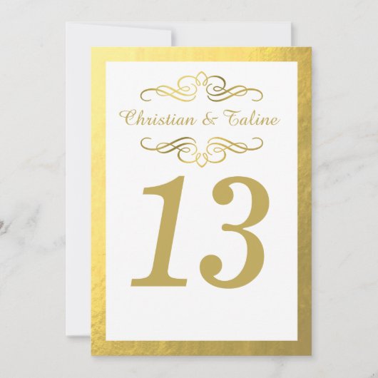 Zwemig Vloeiend met contouren 5x7 witte tabelkaart Kaart (Voorkant)