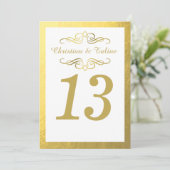 Zwemig Vloeiend met contouren 5x7 witte tabelkaart Kaart (Staand voorkant)