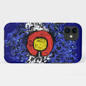 Zwemige Abstracte Colorado Vlag Case-Mate iPhone Case (Achterkant (horizontaal))