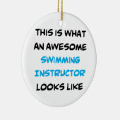 zweminstructeur, geweldige keramisch ornament (Rechts)