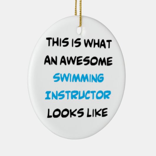 zweminstructeur, geweldige keramisch ornament (Rechts)