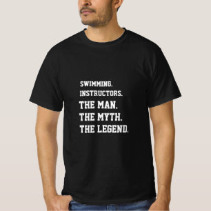 zweminstructeur het Man de mythe de legende T-shirt
