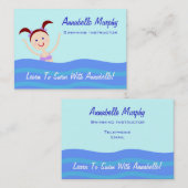 Zweminstructies/coach Visitekaartje (Voorkant / Achterkant)