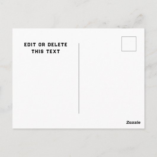 Zwemkerst Briefkaart (Achterkant)