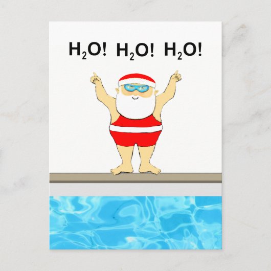 Zwemkerst Briefkaart (Voorkant)