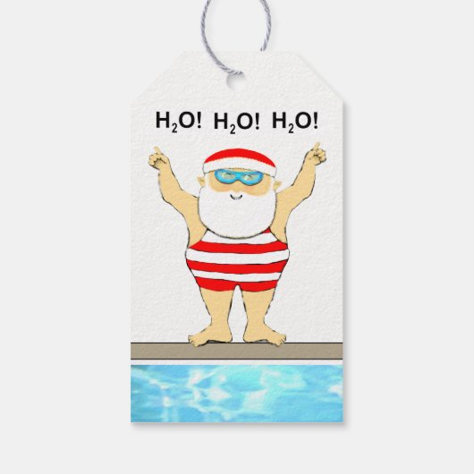 Zwemkerst Cadeaulabel (Achterkant)