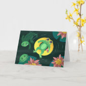 Zwemkikker Gele Zonnebril Verjaardag Kaart (Gele Bloem)