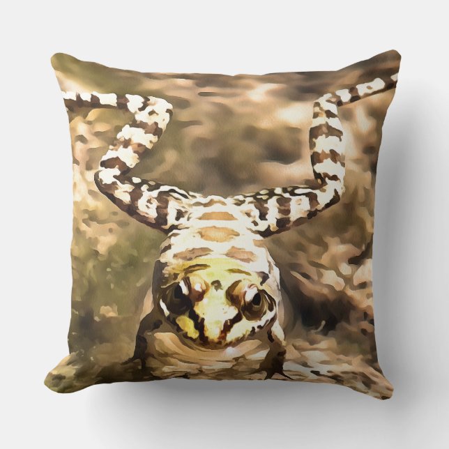 Zwemkikker ondergedompeld in helder rivierwater Pa Kussen (Voorkant)