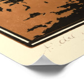  zwemkikker van Julie de Graag Poster (Hoek)