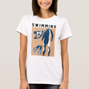 Zwemkleding en -brillen t-shirt