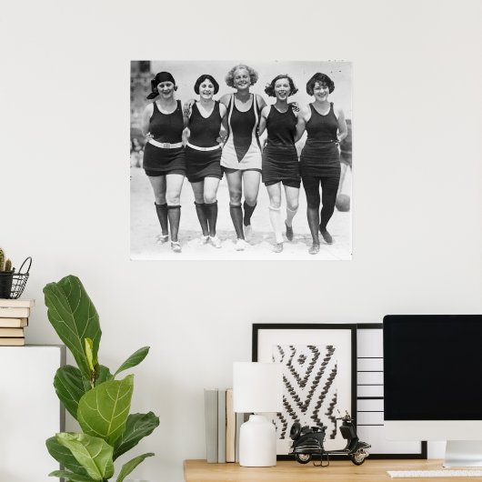 zwemkleding poster (Thuiskantoor)