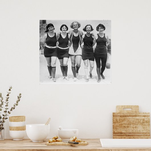  zwemkleding poster (Keuken)