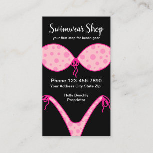 Zwemkleding: Summer Bikini Design Visitekaartje