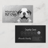 Zwemkleding voor gezelschapsdieren Zwemmen en Groo Klantenkaartje (Voorkant / Achterkant)