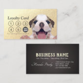 Zwemkleding voor gezelschapsdieren Zwemmen en Groo Klantenkaartje (Voorkant / Achterkant)