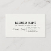 Zwemkleding voor gezelschapsdieren Zwemmen en Groo Klantenkaartje (Achterkant)