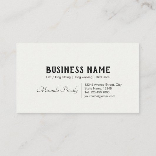 Zwemkleding voor gezelschapsdieren Zwemmen en Groo Klantenkaartje (Achterkant)