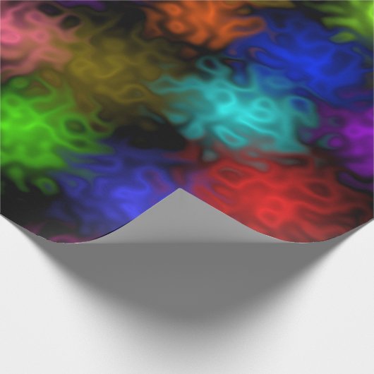 Zwemkleurbellen Cadeaupapier (Hoek)