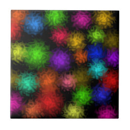 Zwemkleurbellen Tegeltje