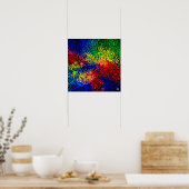 Zwemkleuren Poster (Keuken)