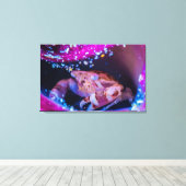 Zwemkrab (Lissocarcinus laevis Miers, 1886 ) Canvas Afdruk (Insitu (Houten vloer))