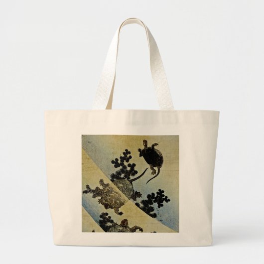Zwemkrachtmachines Grote Tote Bag (Voorkant)