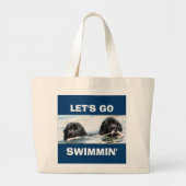 zwemkranten grote tote bag (Voorkant)