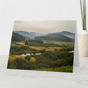 Zwemland - Foggy Mountains - Birthday - Greeting Kaart