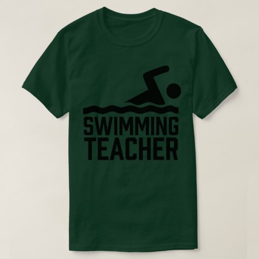 Zwemleraar Swim Coach Swimming Instructor T-shirt (Design voorkant)