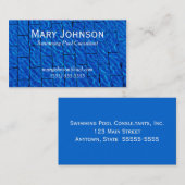 zwemleraar zwemles zwemles zwemmelinstructeur swim visitekaartje (Voorkant / Achterkant)