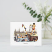 Zwemles Briefkaart (Staand voorkant)