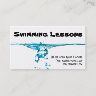 Zwemles Visitekaartje